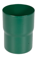 Соединитель трубы, сталь, d-90 мм, зеленый, Aquasystem